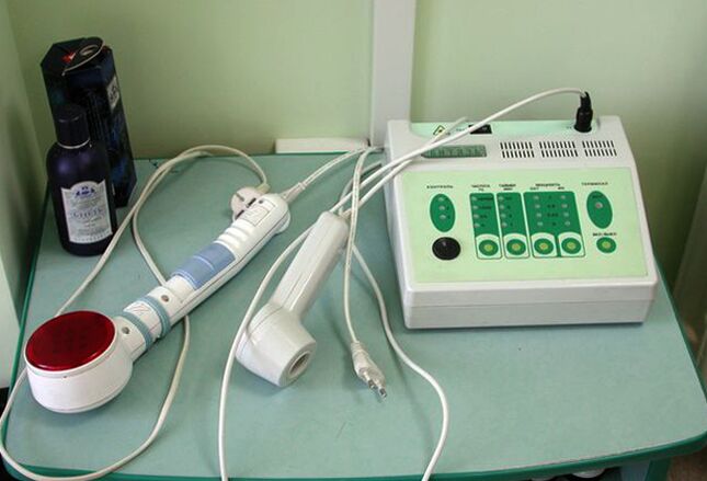 Dispositivo de fisioterapia utilizado para a prostatite crónica